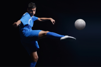 chutes no futebol